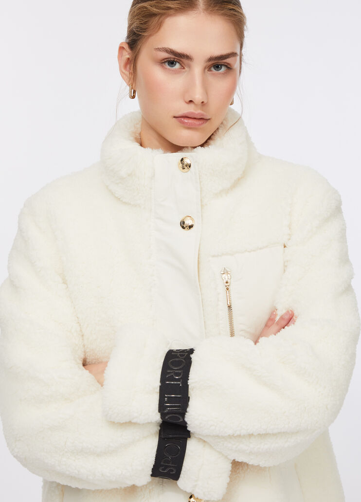 Reversible coat milk white Liu Jo - medium