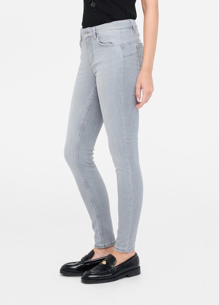 High-rise skinny jeans grey denim Liu Jo - large image number 3 High-rise skinny jeans grey denim Liu Jo - large image number 3