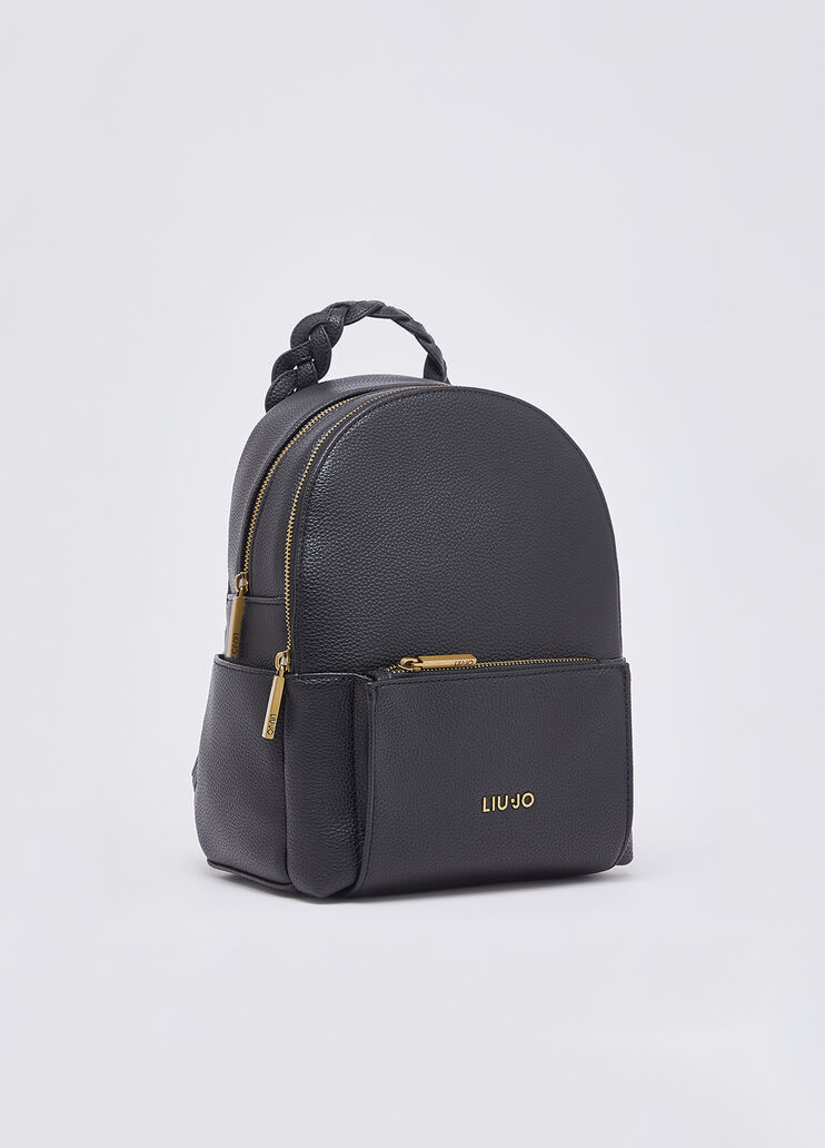 Rucksack mit Logo Schwarz Liu Jo - medium