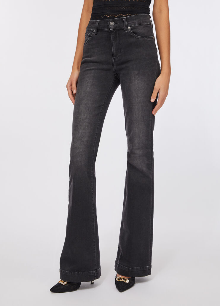 Liu Jo Better flared jeans black denim Liu Jo - large image number 0