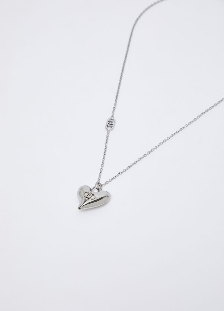 Collana con cuore scultoreo argento Liu Jo - medium
