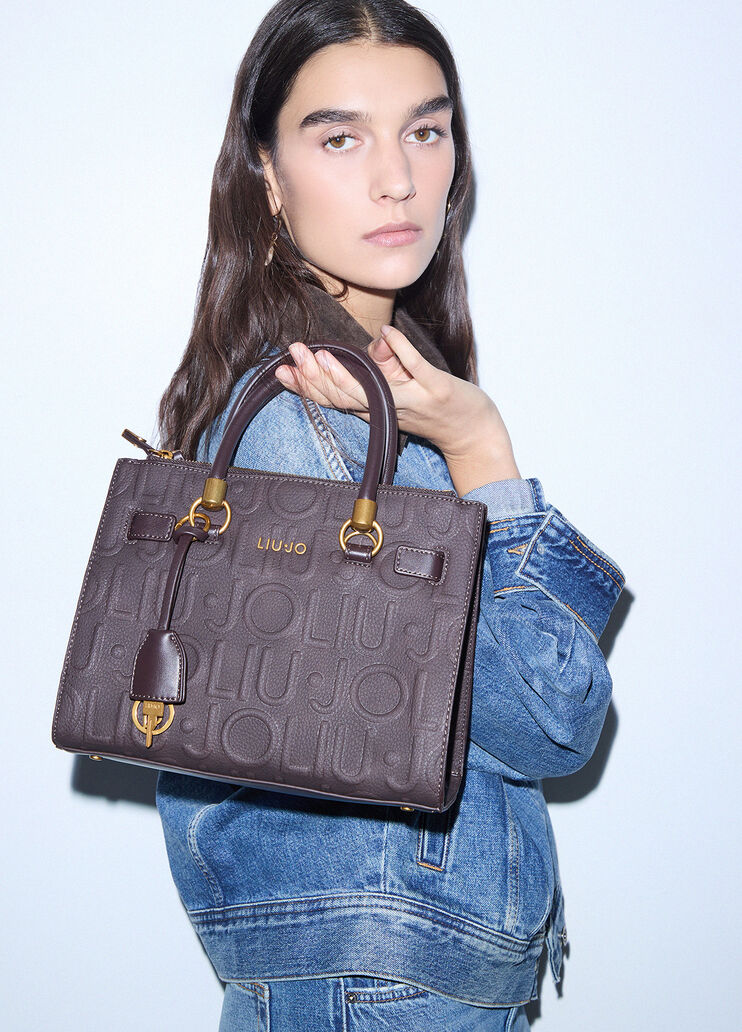 Small Satchel Bag dark brown Liu Jo - medium