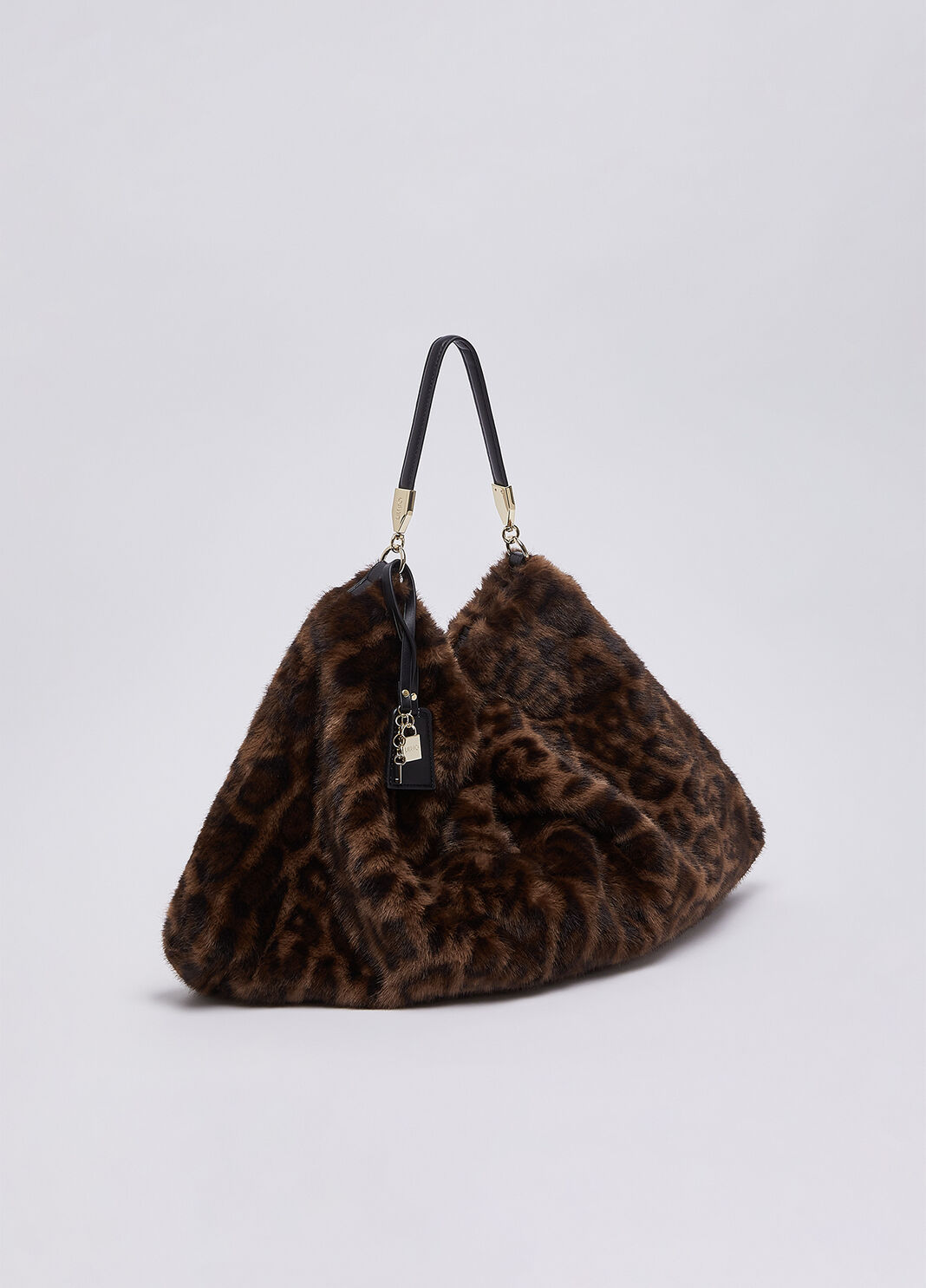 Grand Sac en Fausse Fourrure noir animalier Liu Jo - large image number 2