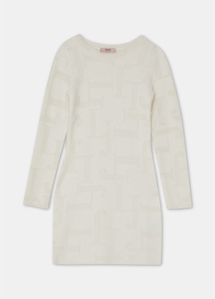 Strickkleid aus Baumwolle Butter Liu Jo - large image number 3 Strickkleid aus Baumwolle Butter Liu Jo - large image number 3