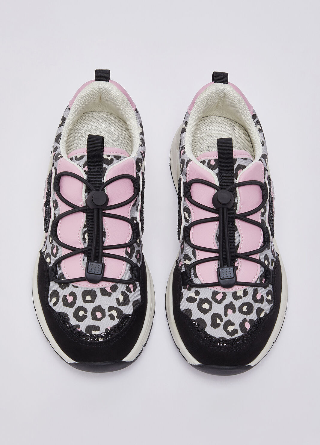 Animal Print Sneakers black/pink Liu Jo - large image number 3