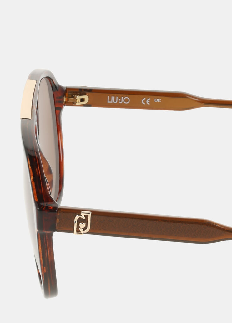 Occhiali da sole aviator tartarugato Liu Jo - medium