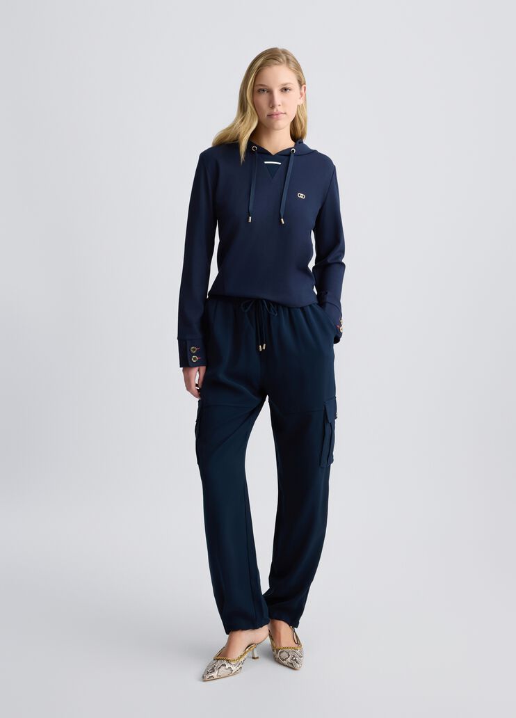 Cargo joggers dark blue Liu Jo - medium Cargo joggers dark blue Liu Jo - medium