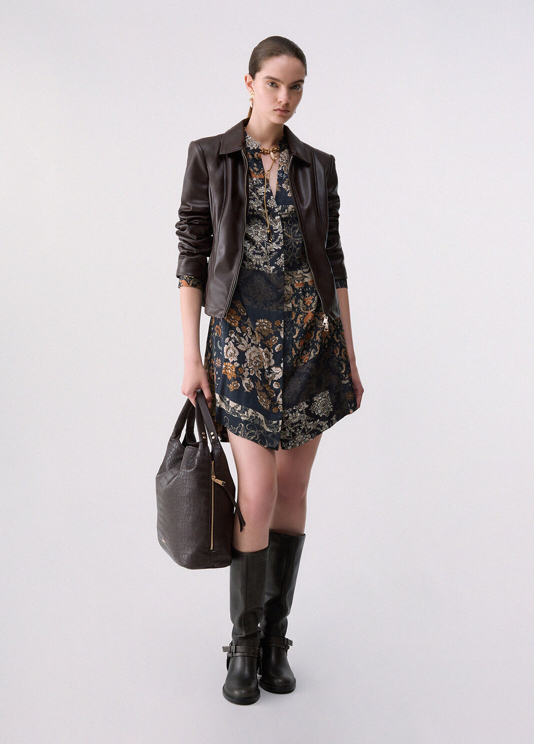 Jacket with Belt mocha Liu Jo - large image number 5