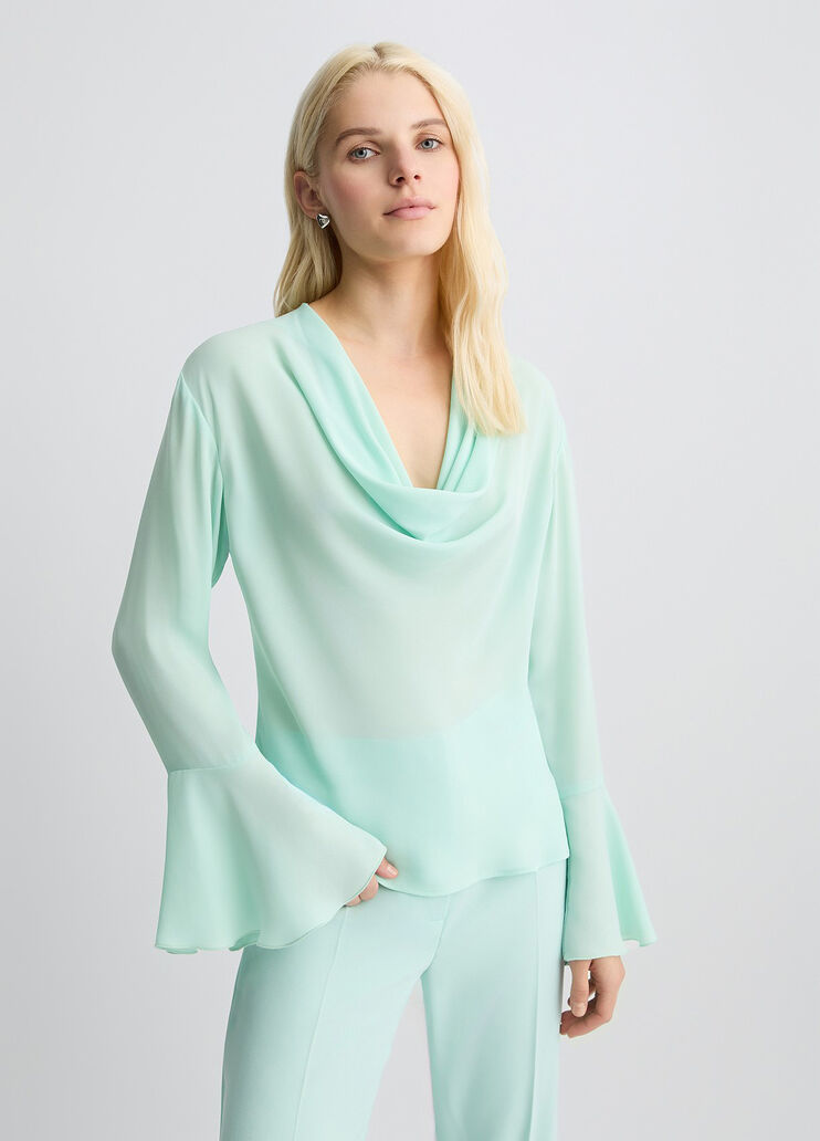 Georgette blouse mint Liu Jo - medium Georgette blouse mint Liu Jo - medium