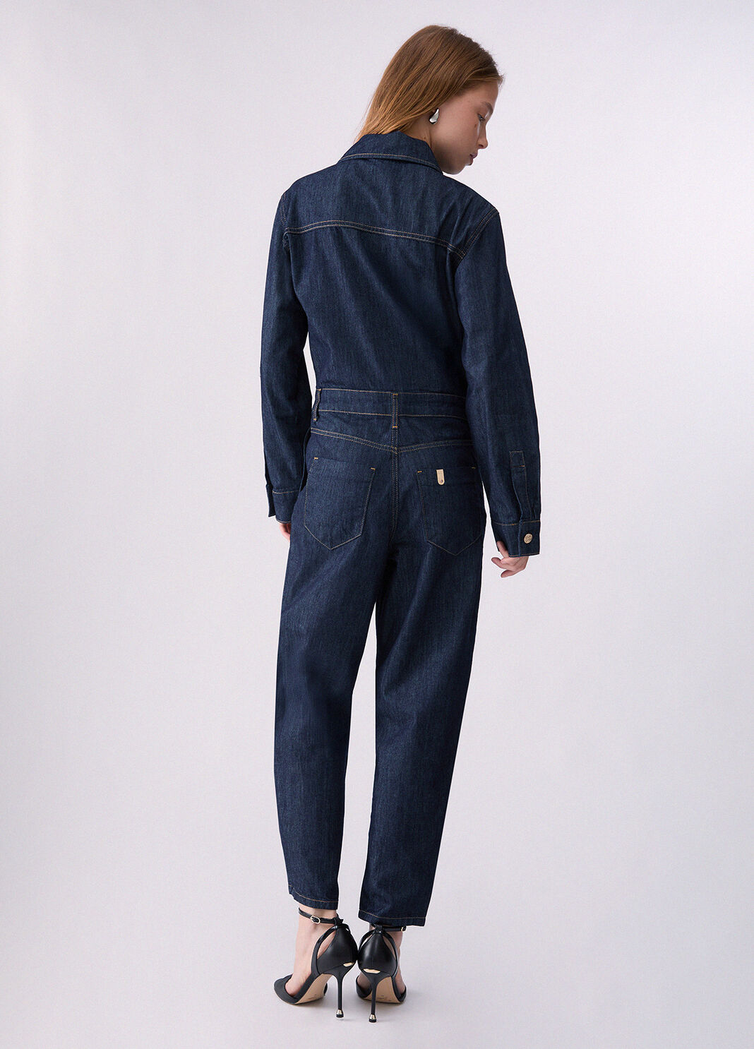 Langer Denim-Overall Normale Waschung Liu Jo - large image number 1