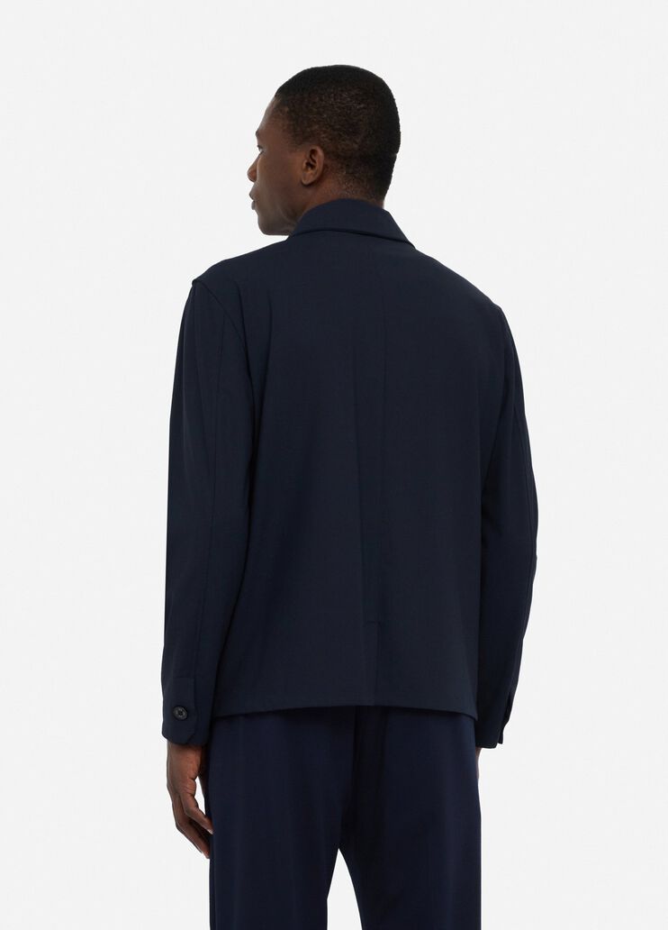Wool shirt    dark blue Liu Jo - large image number 1 Wool shirt    dark blue Liu Jo - large image number 1