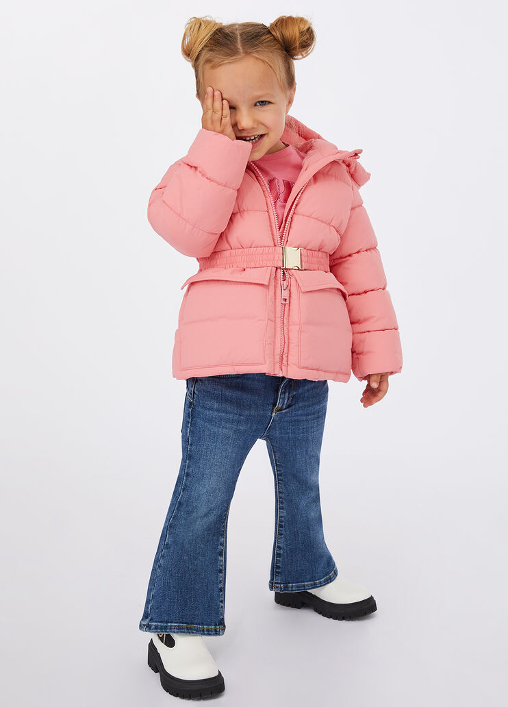 Padded jacket with hood camellia Liu Jo - medium Padded jacket with hood camellia Liu Jo - medium