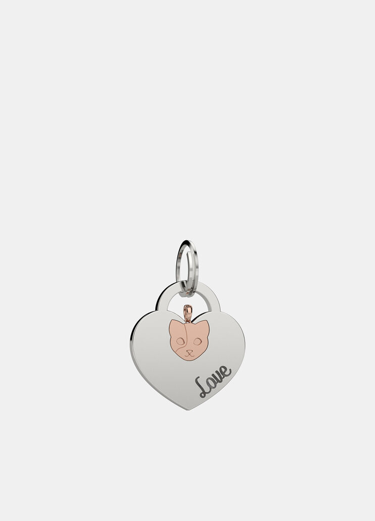 Bracelet avec pendentif chat couleur argent Liu Jo - medium