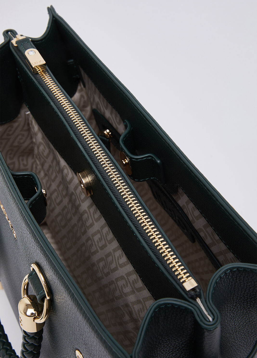 Medium satchel bag dark green Liu Jo - large image number 6
