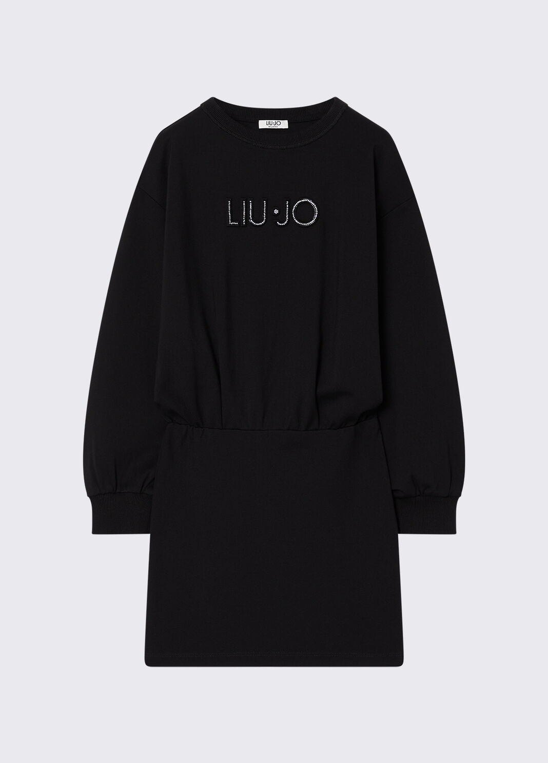Short dress in punto milano black Liu Jo - large image number 2