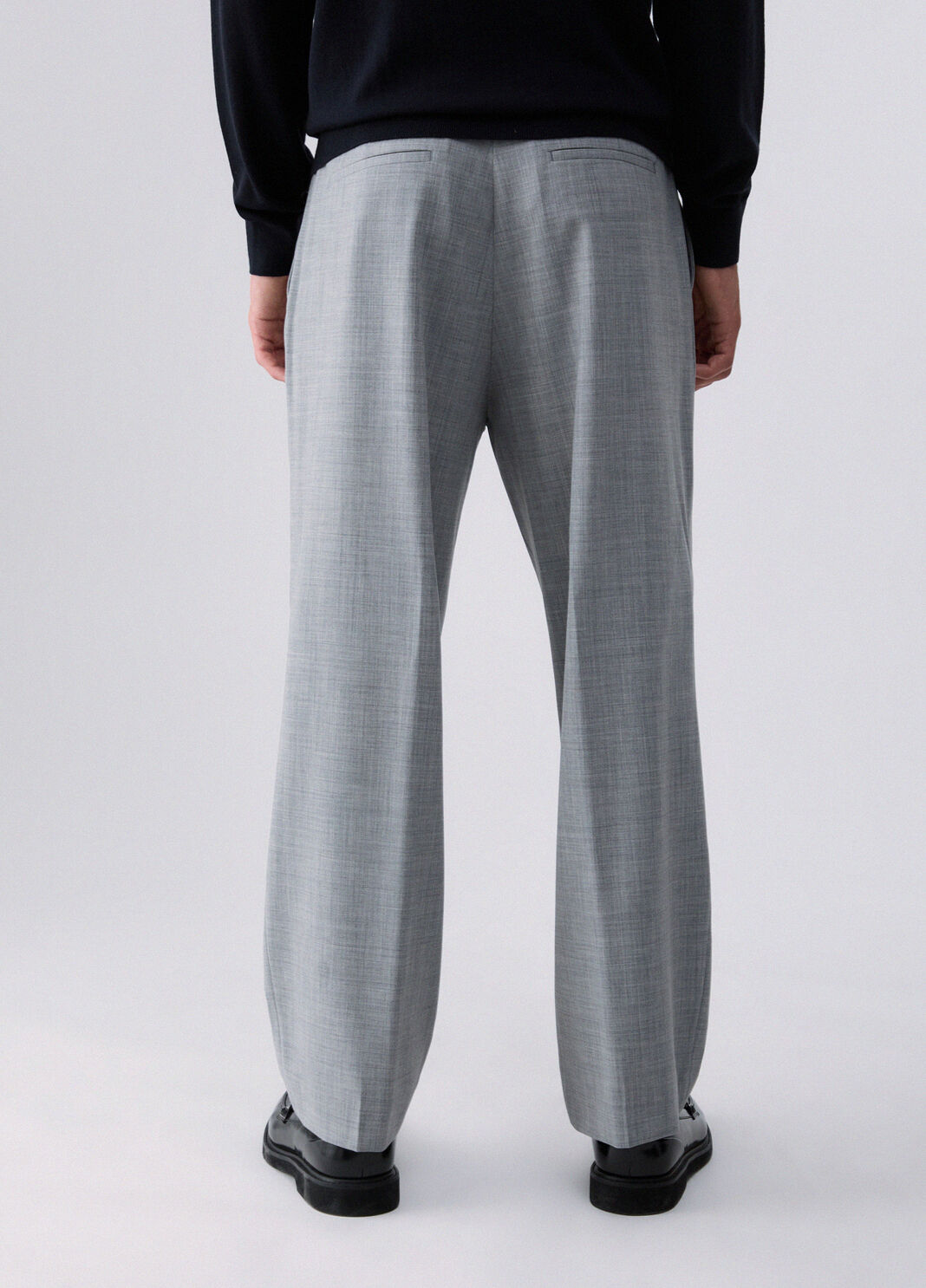 Wool Blend Chino Pants grey m&eacute;lange Liu Jo - large image number 1