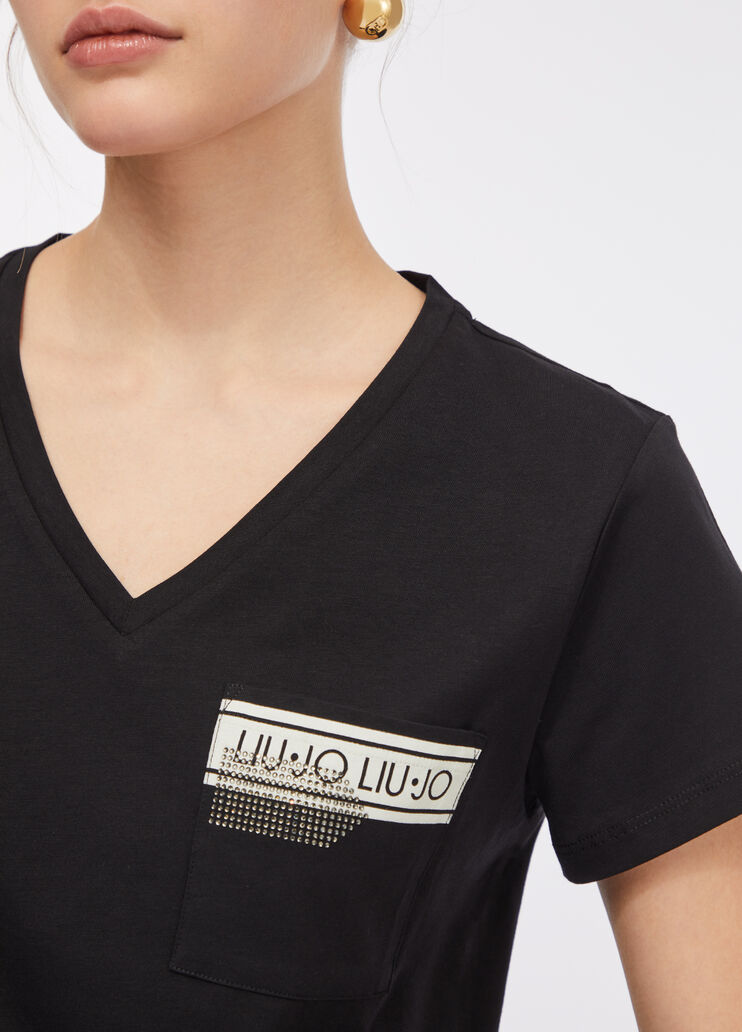 T-Shirt Liu Jo Better Schwarz Liu Jo - medium