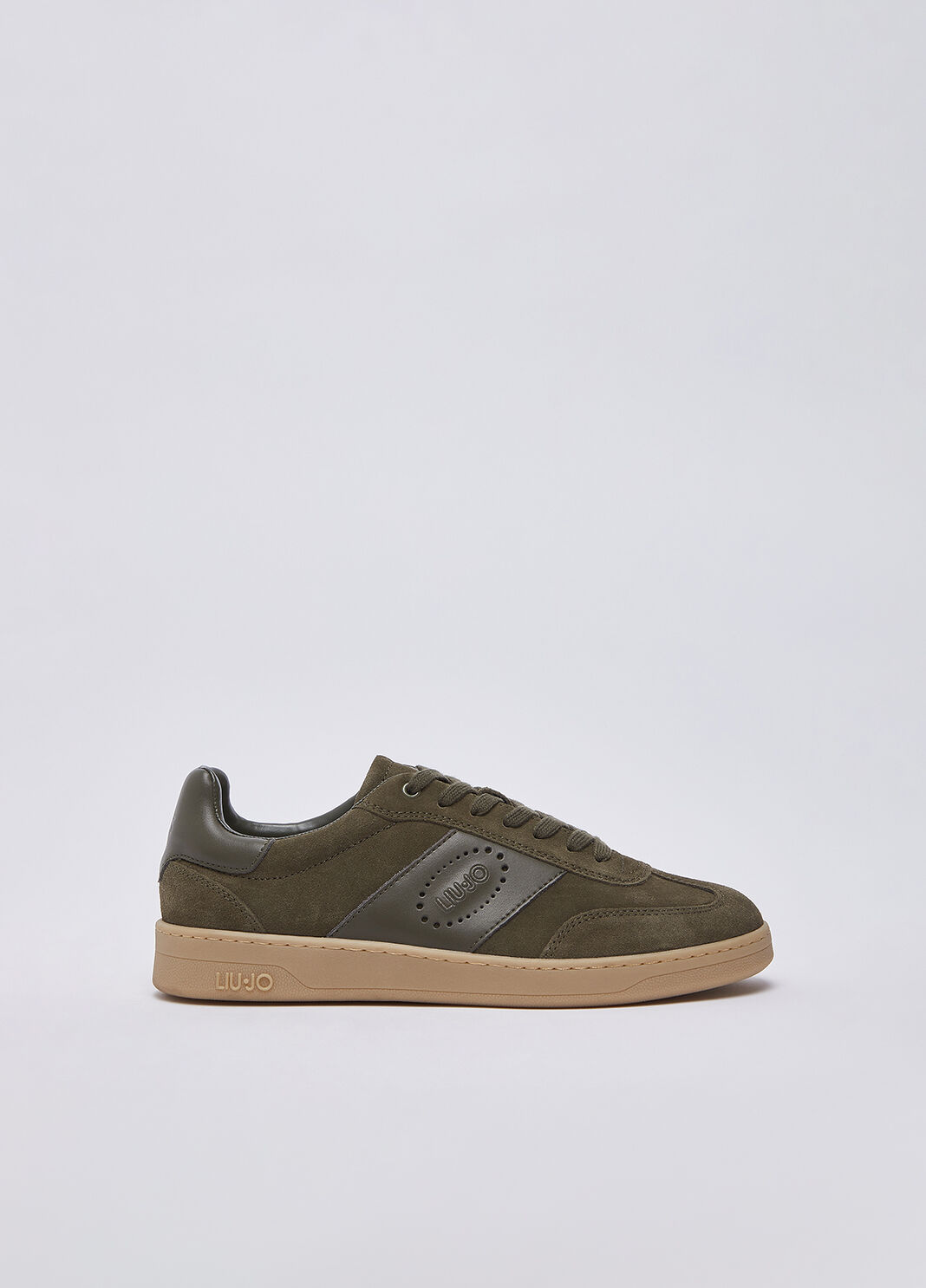 Herren-Sneaker aus Wildleder Moosgr&uuml;n Liu Jo - large image number 0