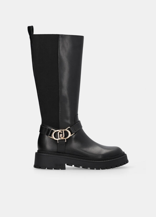 Botas altas de piel negro Liu Jo - large image number 0
