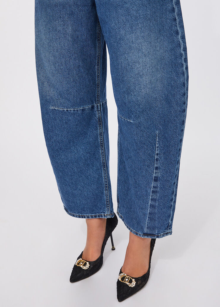 Balloon jeans blue denim Liu Jo - large image number 3