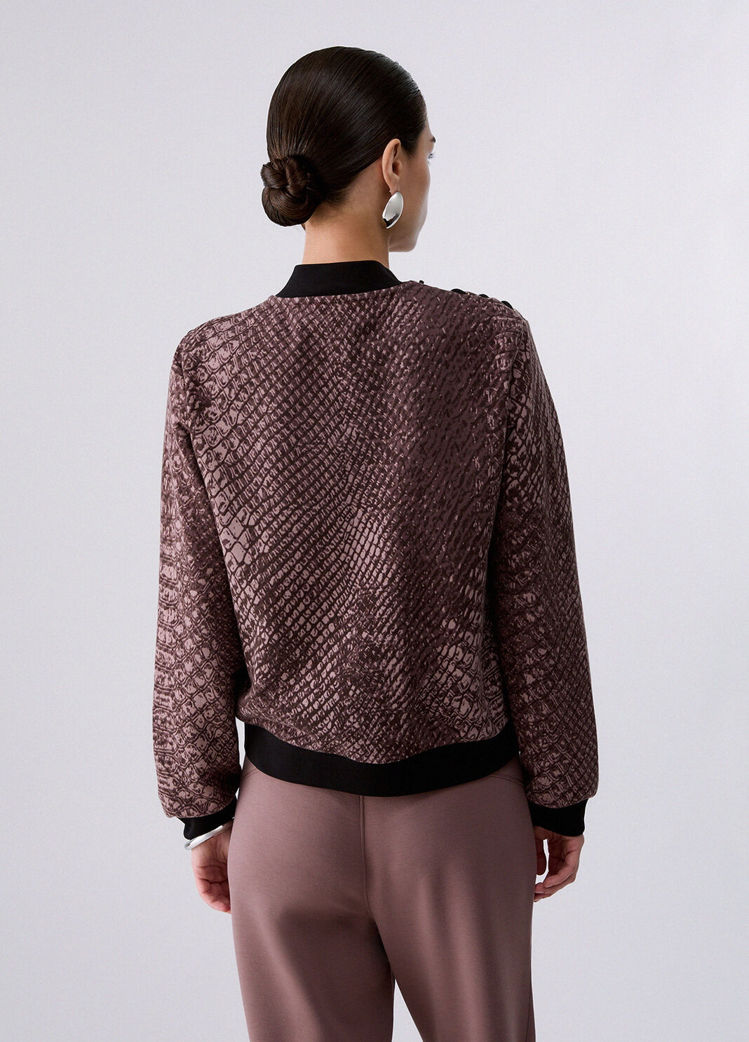 Sweat-shirt avec Lacets marron Liu Jo - large image number 1