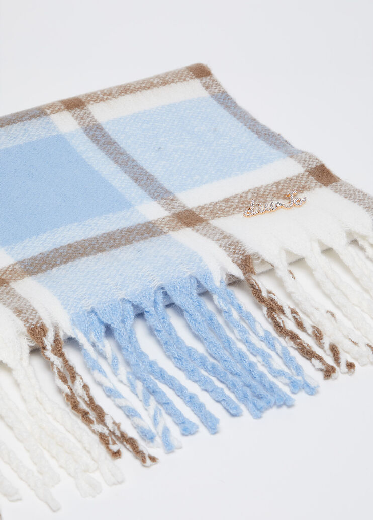 Jacquard-Schal Blau Liu Jo - large image number 0