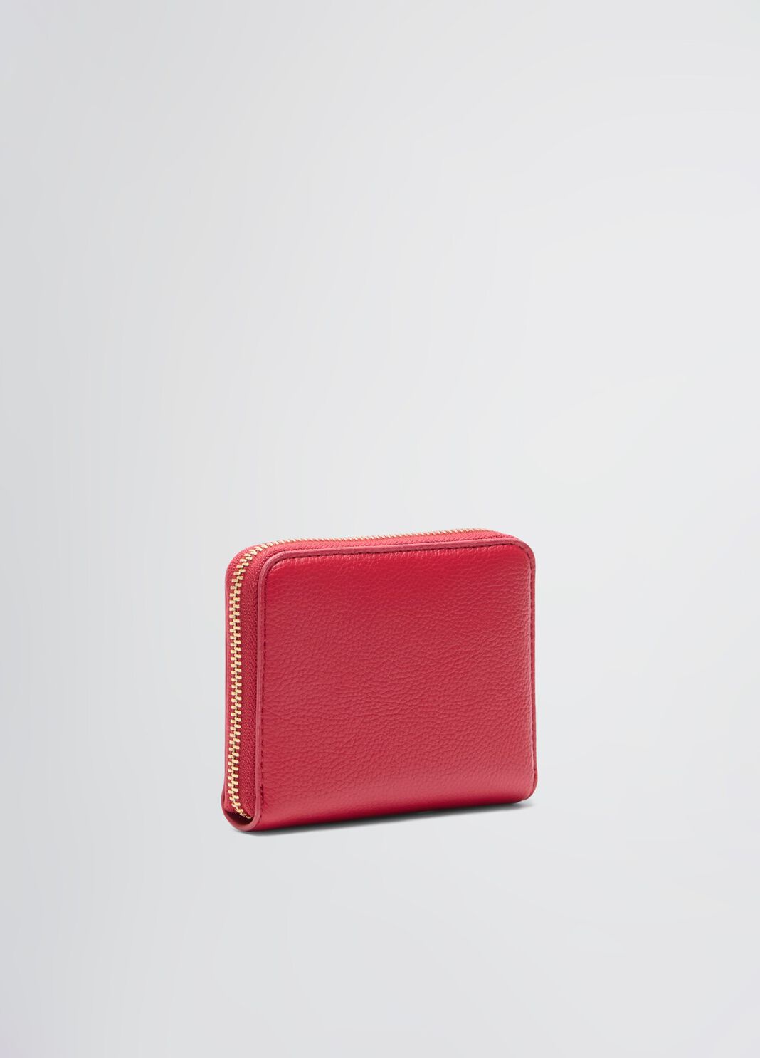 Portefeuille zip tout autour foulonn&eacute; rouge Liu Jo - large image number 1