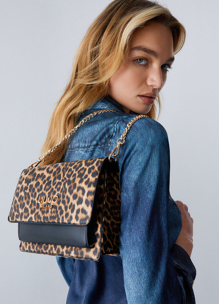 Medium animal-print crossbody bag animal print Liu Jo - medium