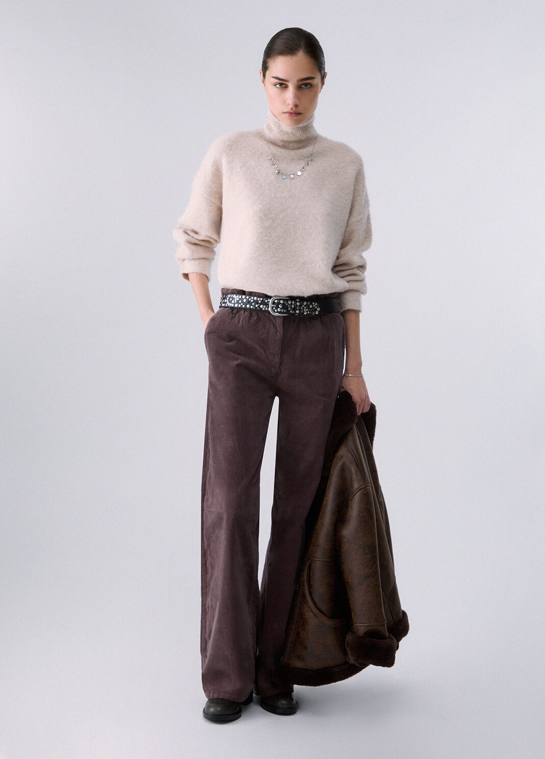Brushed Wool Turtleneck beige Liu Jo - large image number 5