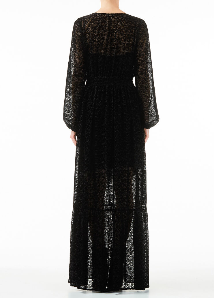 Langes Ausbrennerkleid Schwarz Liu Jo - large image number 1 Langes Ausbrennerkleid Schwarz Liu Jo - large image number 1