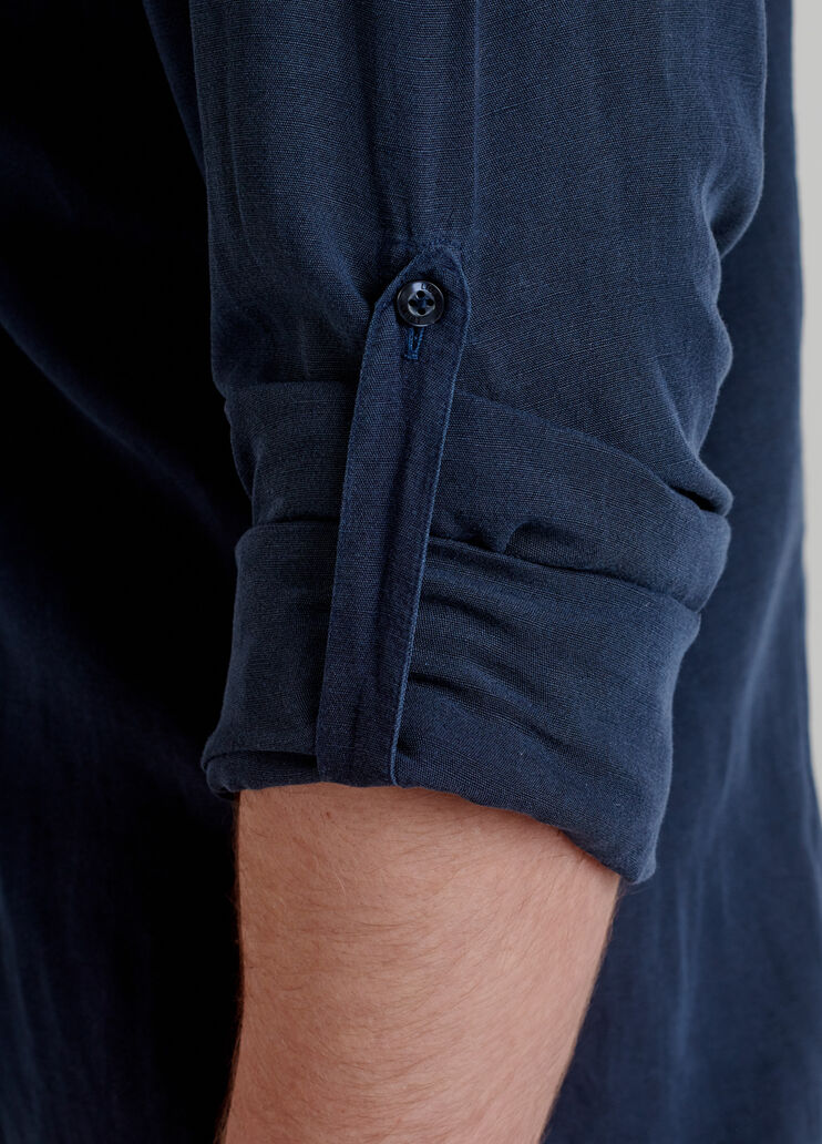 Camicia slim fit in lino  Liu Jo - large image number 4