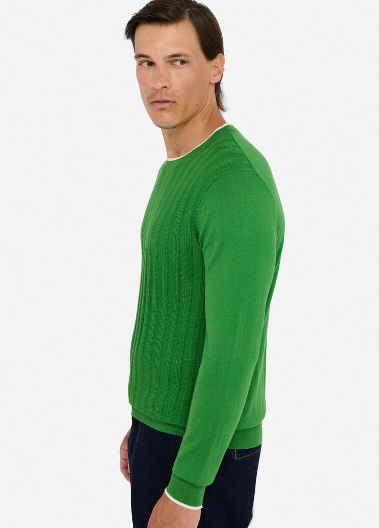 Cotton and silk jumper green Liu Jo - medium