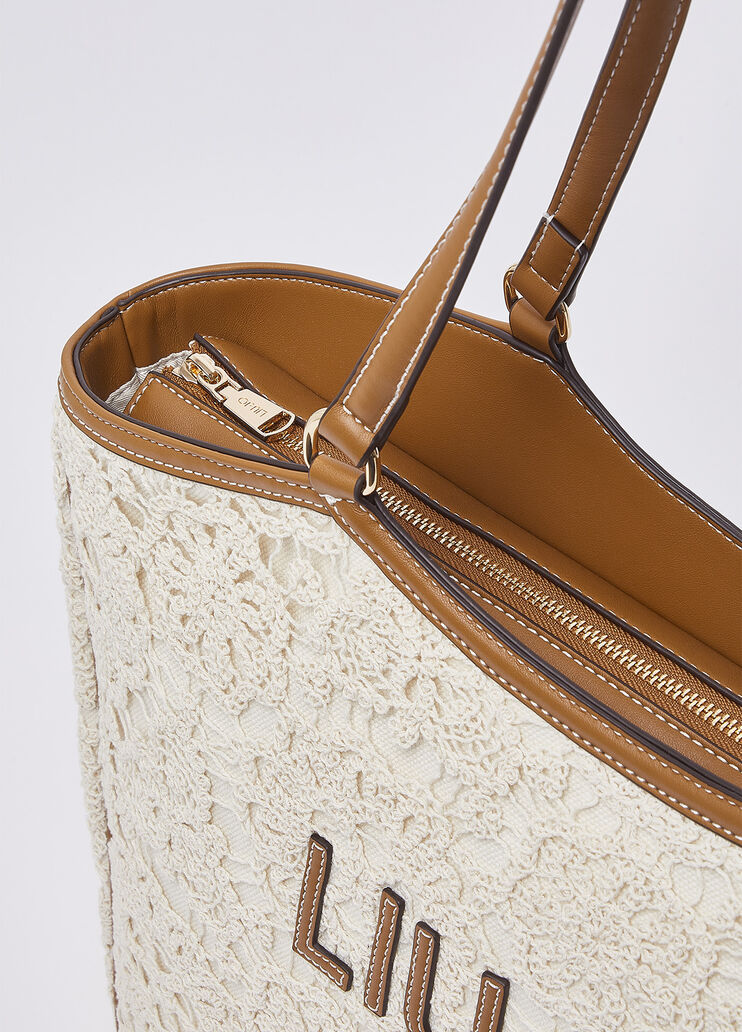 Bolso tote grande de encaje nata Liu Jo - medium