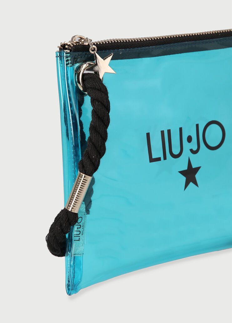 Beauty case piccolo in PVC Verde Liu Jo - large image number 4 Beauty case piccolo in PVC Verde Liu Jo - large image number 4