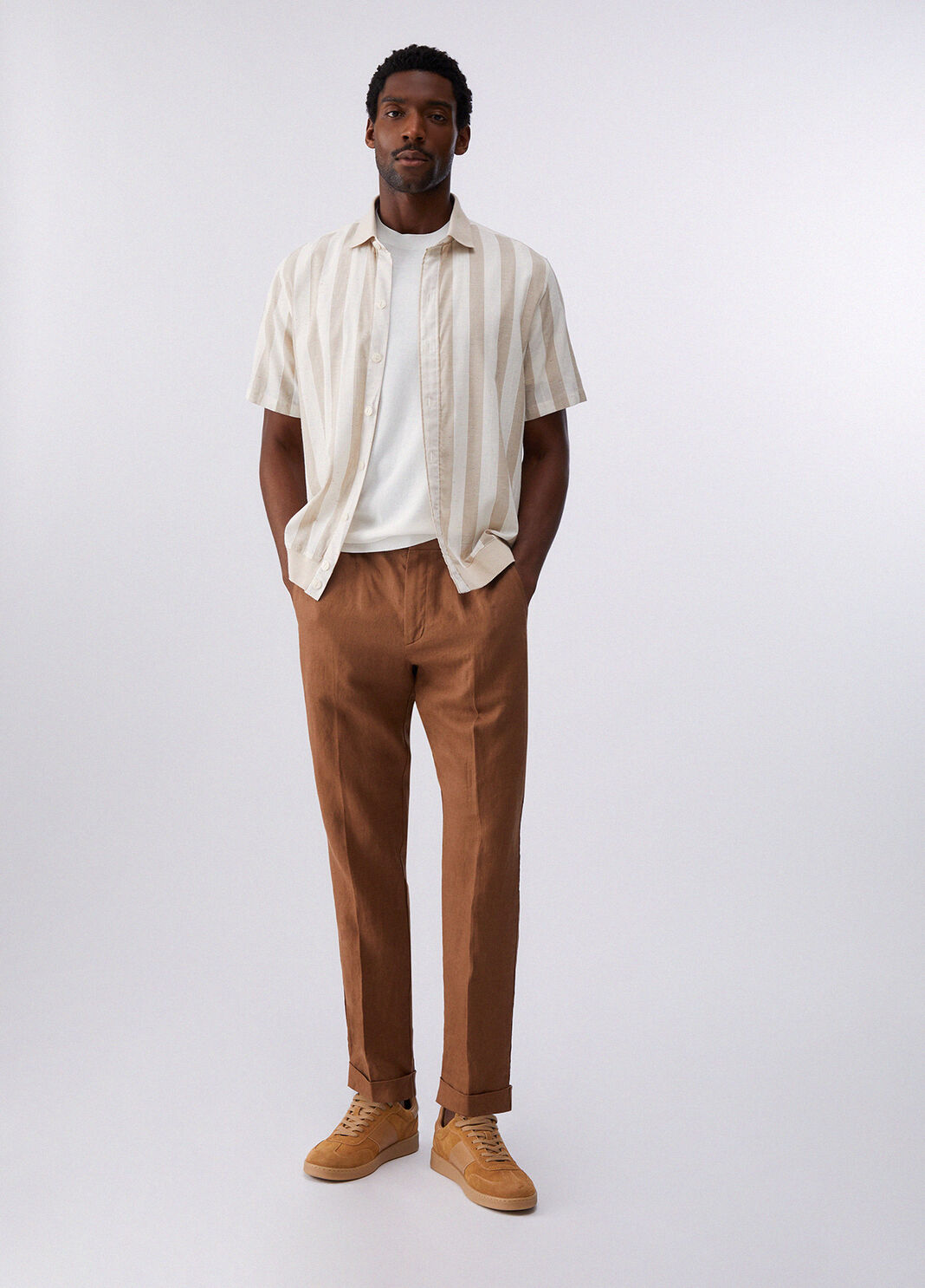 Striped shirt beige Liu Jo - large image number 5