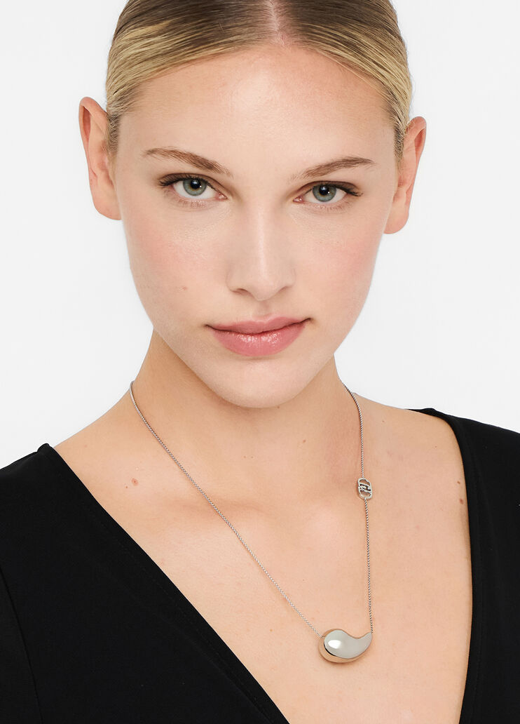Necklace with teardrop charm silver Liu Jo - medium Necklace with teardrop charm silver Liu Jo - medium