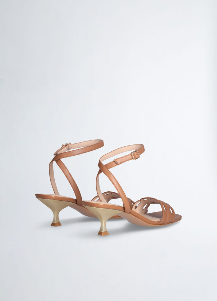 Sandals with low heel brown Liu Jo - large image number 3 Sandals with low heel brown Liu Jo - large image number 3