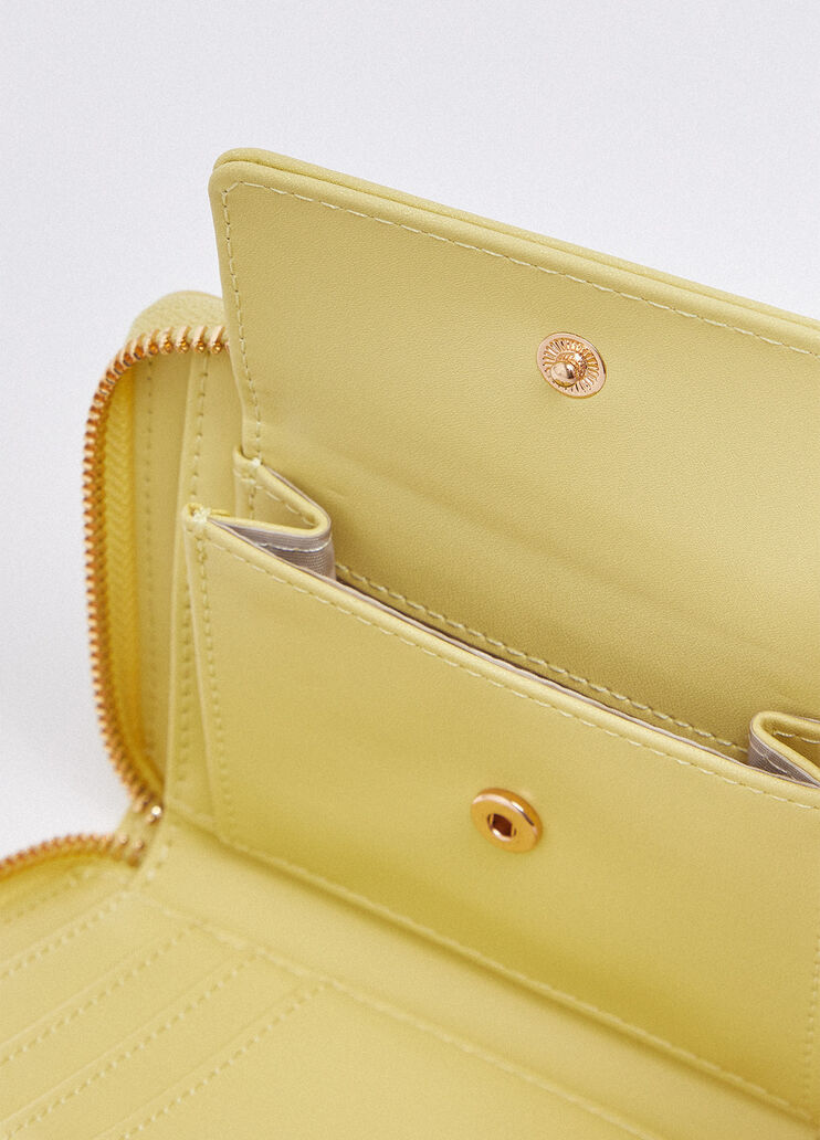 Medium purse with logo yellow Liu Jo - large image number 2