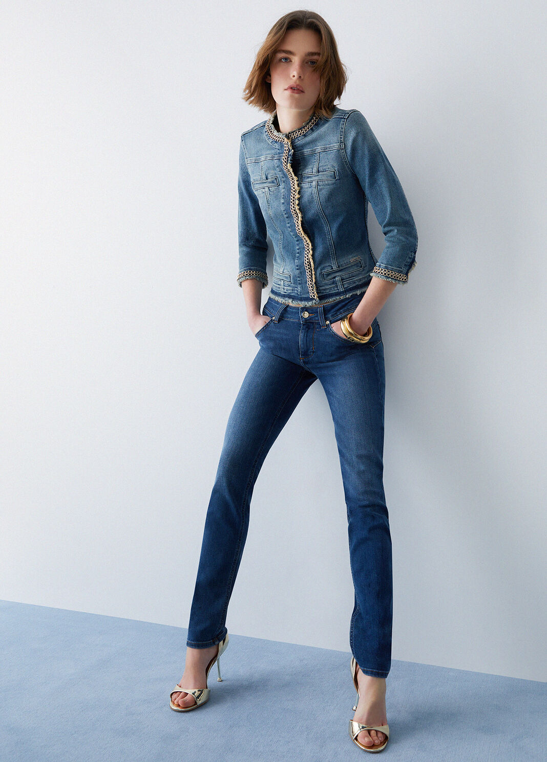 Slim fit jeans blue denim Liu Jo - large image number 2