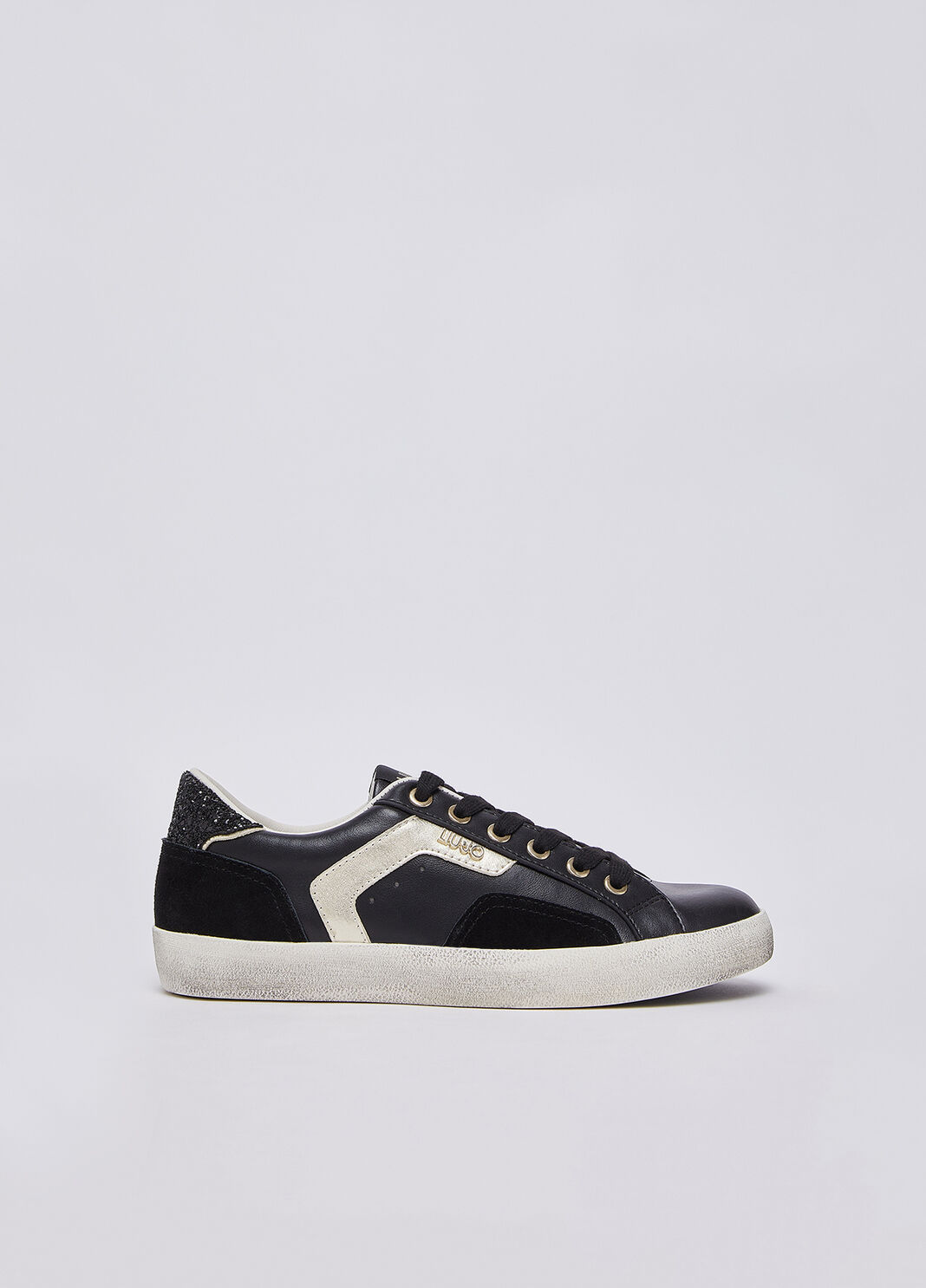 Sneakers aus Leder Schwarz/Gold Liu Jo - large image number 1