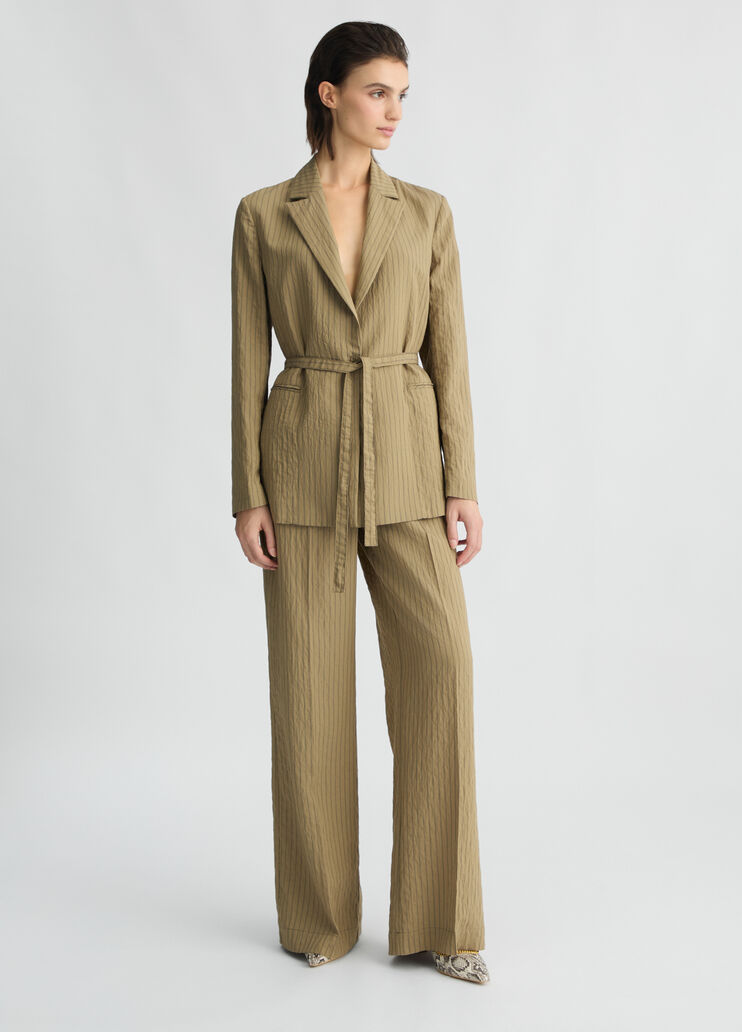 Striped flared trousers green Liu Jo - medium Striped flared trousers green Liu Jo - medium