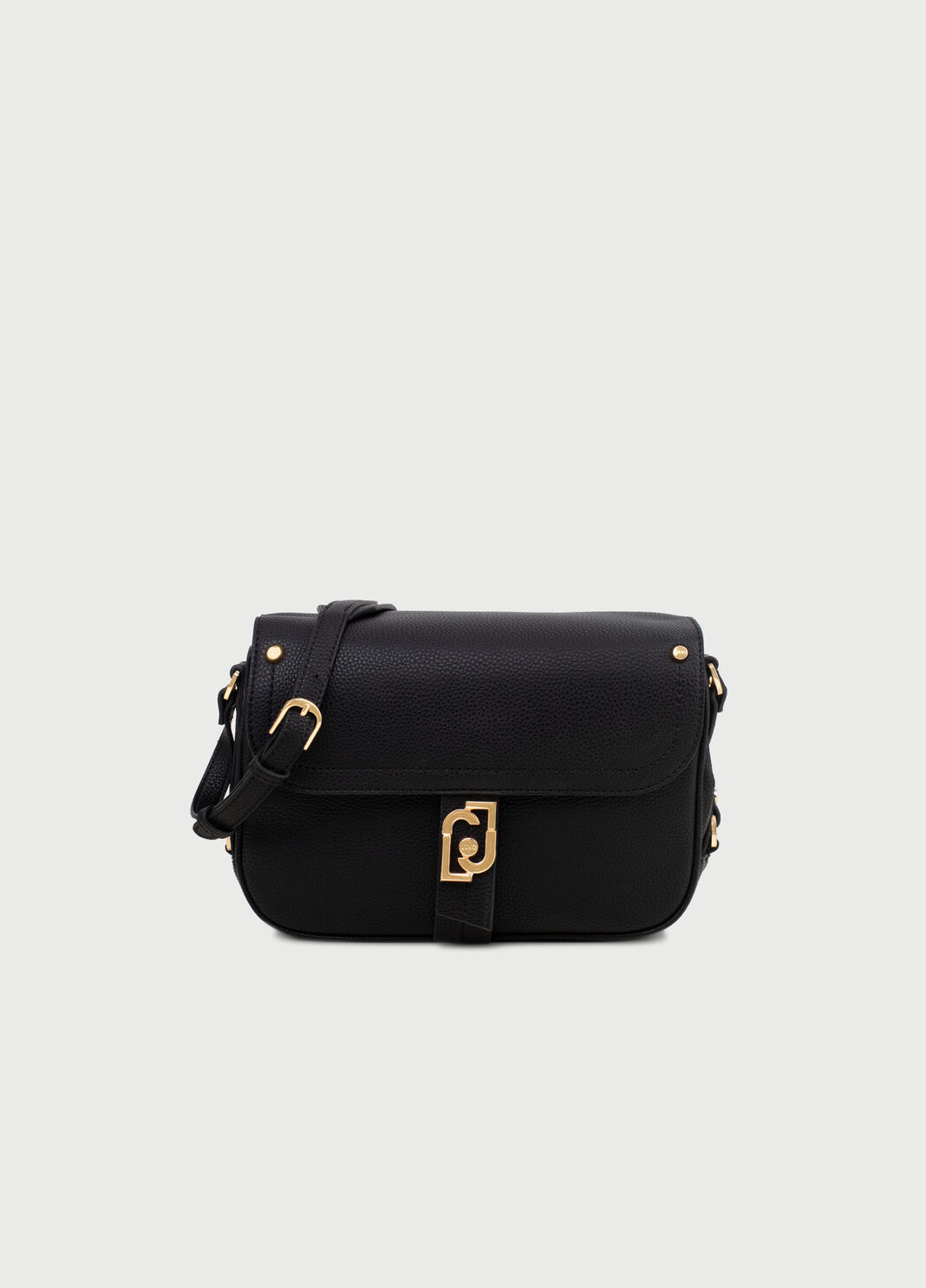 Bandolera con logotipo Negro Liu Jo - large image number 0