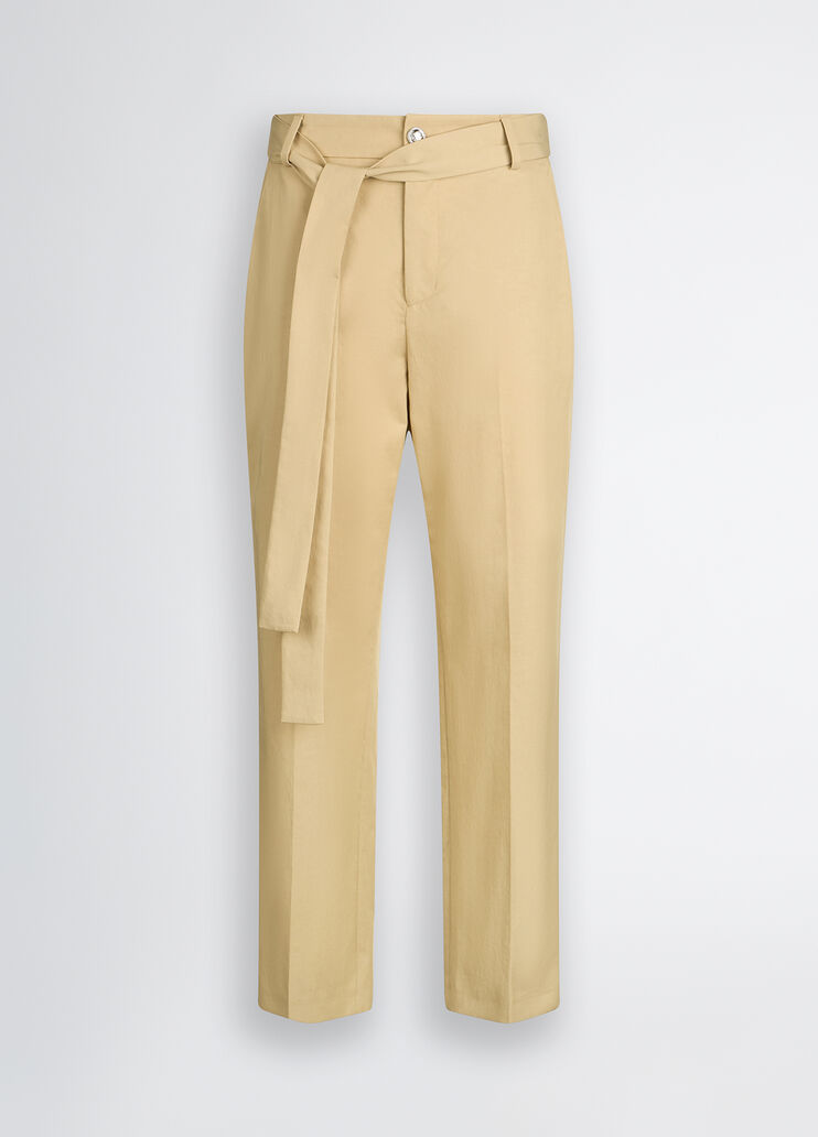 Chinos with belt beige Liu Jo - large image number 6