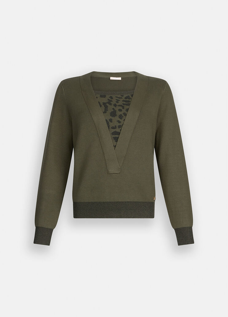 Liu Jo Better top olive green Liu Jo - large image number 6