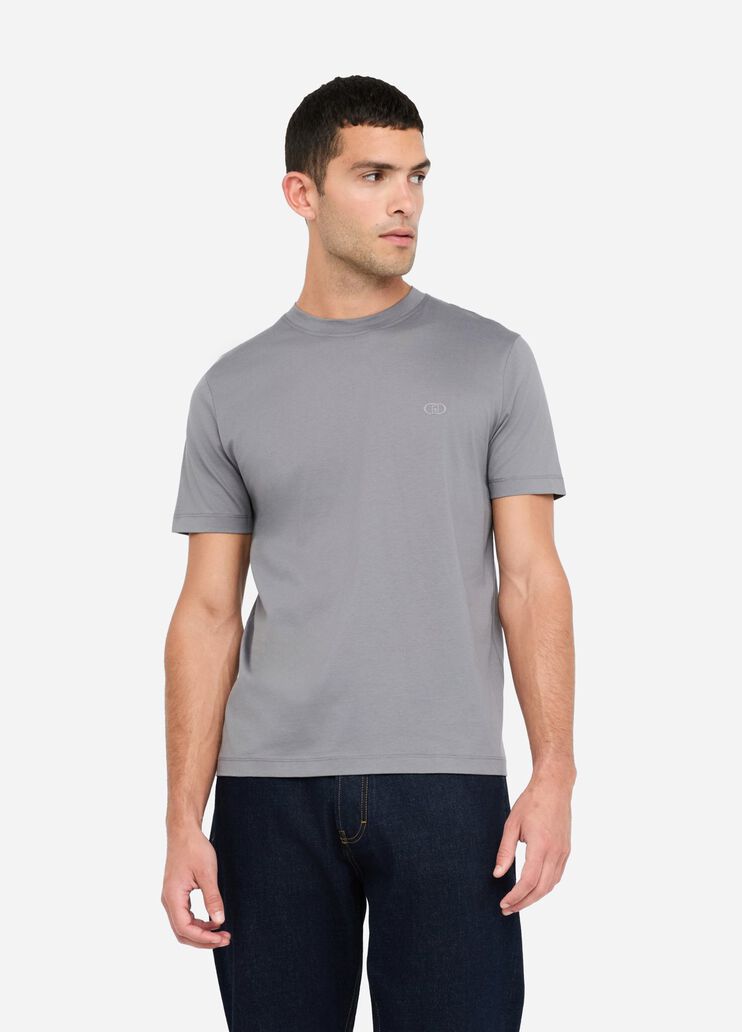 Cotton T-shirt grey Liu Jo - medium Cotton T-shirt grey Liu Jo - medium