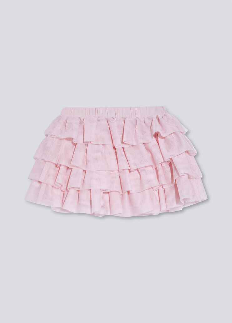Minijupe en tulle rose clair Liu Jo - large image number 1 Minijupe en tulle rose clair Liu Jo - large image number 1