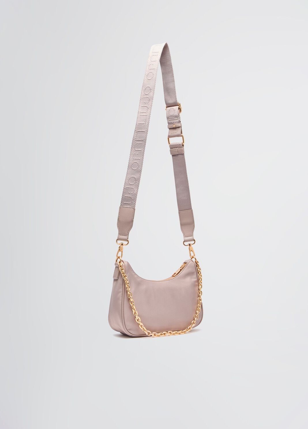 Small hobo bag with charm dove grey Liu Jo - large image number 1