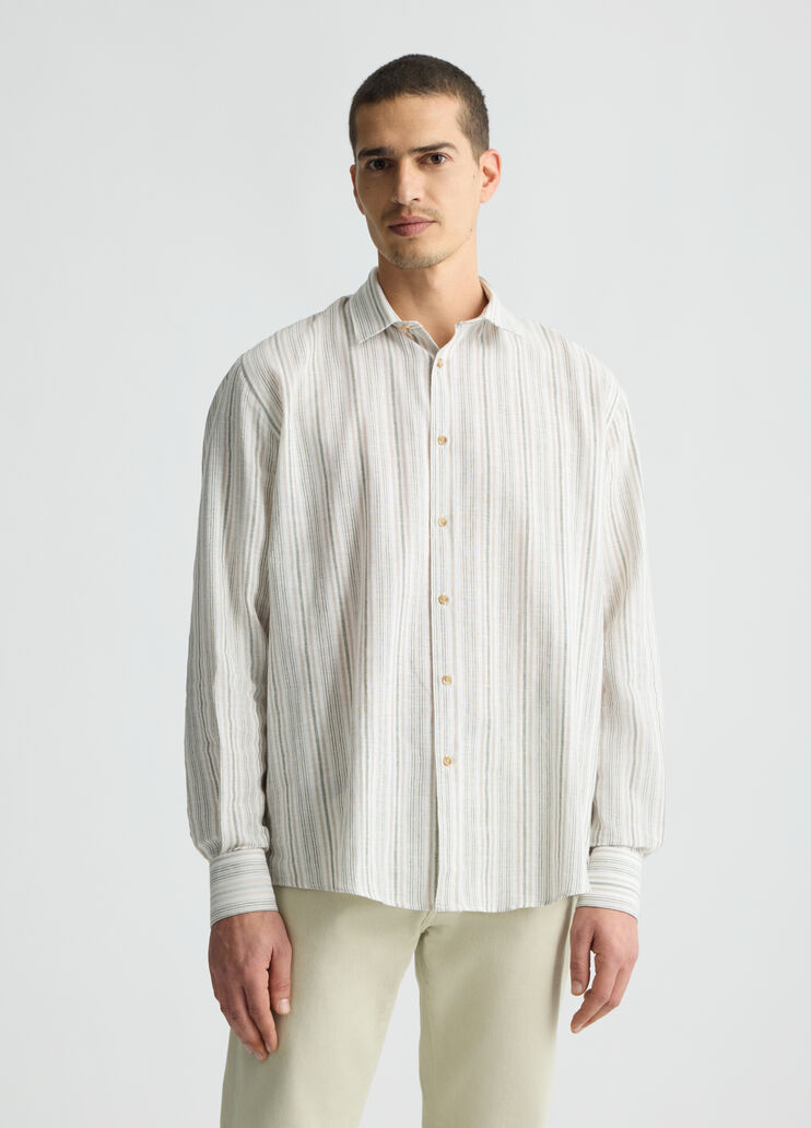 Linen and cotton shirt beige Liu Jo - medium Linen and cotton shirt beige Liu Jo - medium