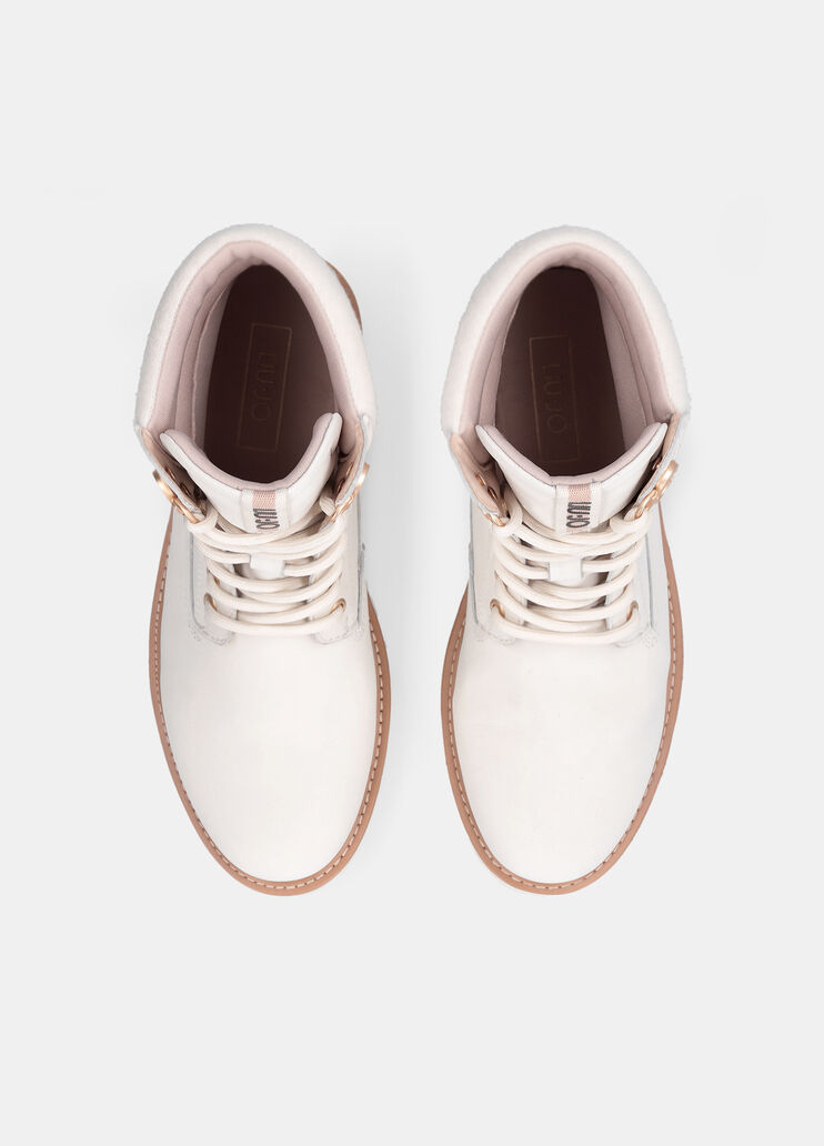 Stiefelette aus Veloursleder Weiß Liu Jo - large image number 4