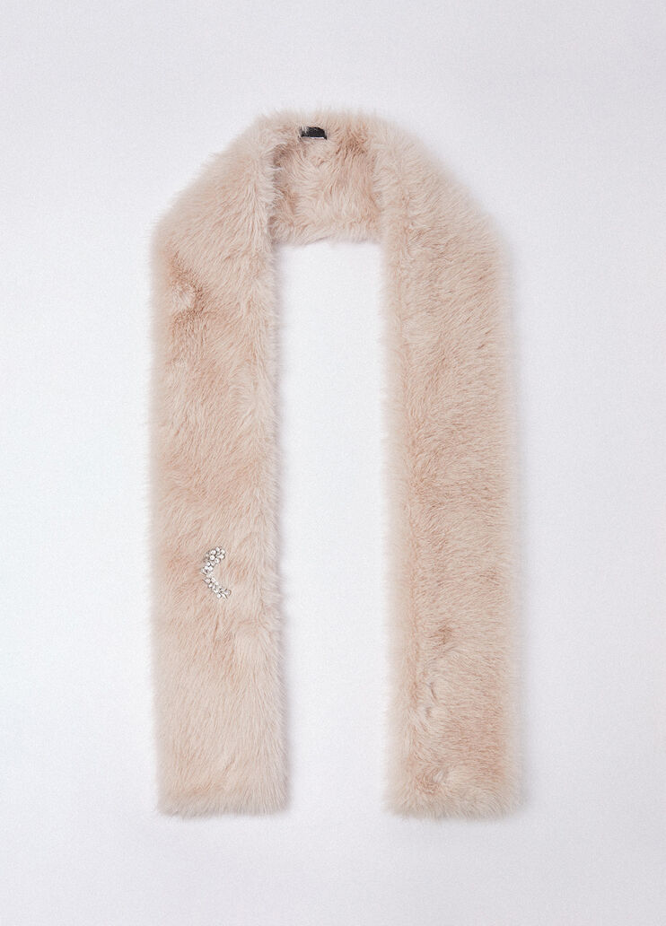 Estola con broche joya blanco Liu Jo - medium